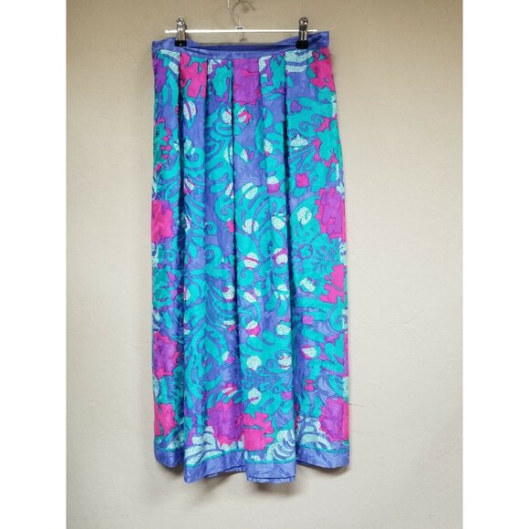 Vintage Anne Crimmins for UMI Collections Sweater Blue Skirt Set Sz Medium / 10 - Picture 3 of 12